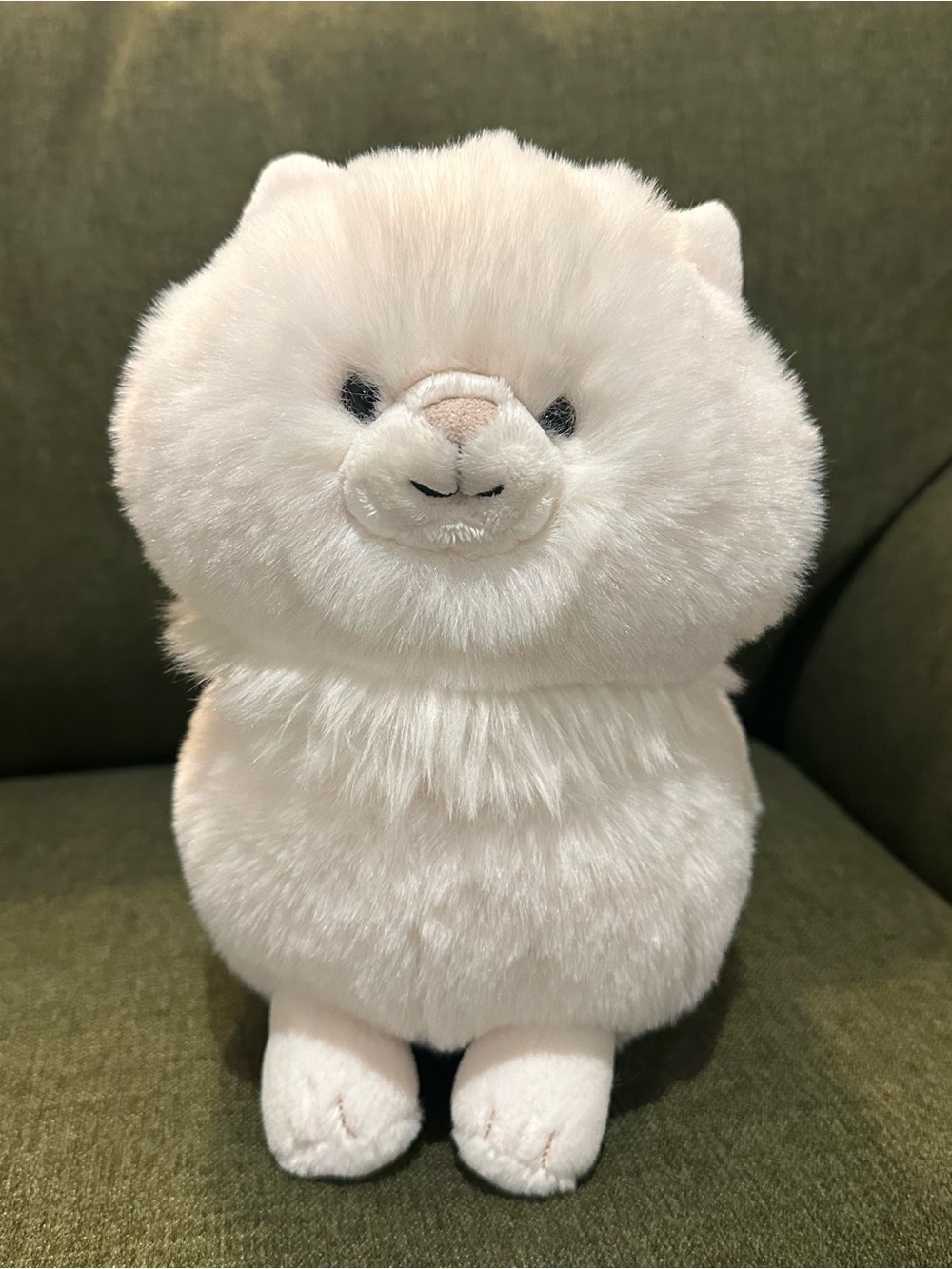 Jellycat Carissa Persian Cat White Fluffy Plush HTF Retired Vault Release